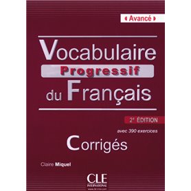 Vocabulaire progressif du francais avance 2ed corriges + cd