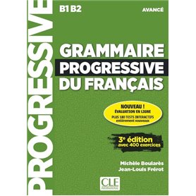 Grammaire progressive du français niveau avancé + appli + CD 3ème édition