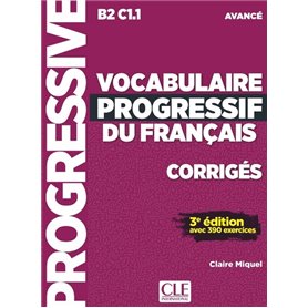 Vocabulaire progressif du français corrigés avancé 2ème édition