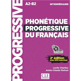Phonétique progressive du français niveau intermédiaire + CD NE
