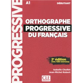 Orthographe progressive débutant + CD 2e édition Nouvelle couverture