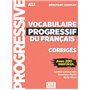 Corrigés vocabulaire progressif niveau débutant complet NC