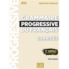 Corrigés grammaire progressive niveau débutant complet NC