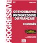 Orthographe progressive du français débutant - Corrigés NC