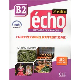 echo b2 cahier d'apprentissage + cd audio 2ème edition