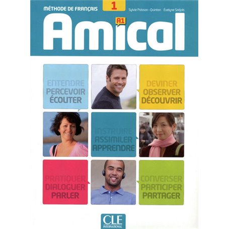 Amical 1 eleve + cd audio - de francais