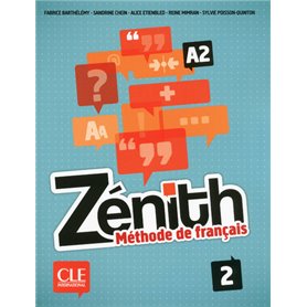 Méthode Zenith Niveau 2 élève + DVD-Rom