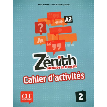 Zenith 2 - de francais- cahier d'activites