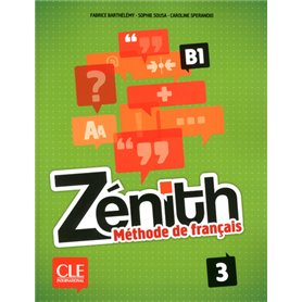 Zenith 3 b1 - de francais - eleve + dvd rom