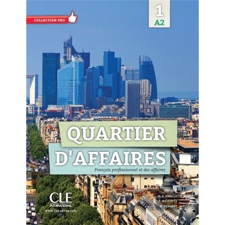 Quartier d'affaires 1 a2 eleve + dvd rom