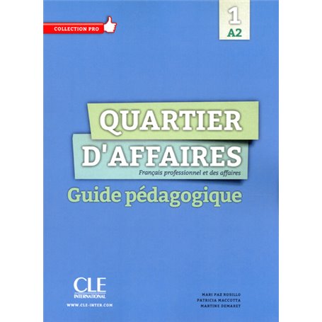 Quartier d'affaires a2 - livre du professeur