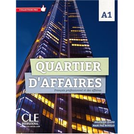 Quartier d'affaires FLE niveau A1 élève + DVD