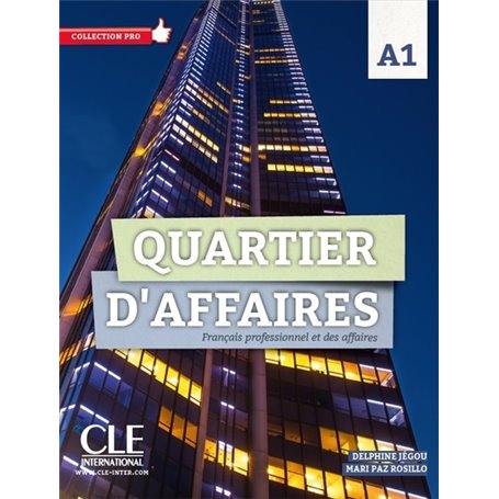 Quartier d'affaires FLE niveau A1 élève + DVD