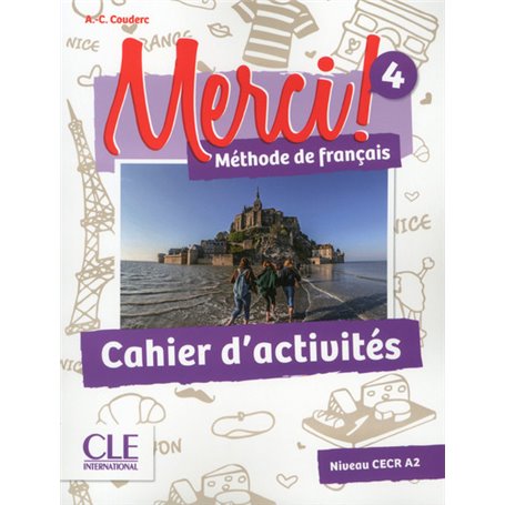 MERCI FLE n.4 cahier d'exercices