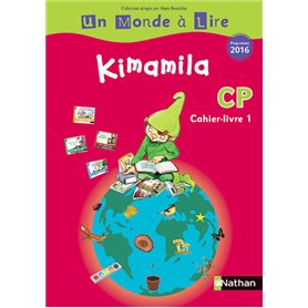 Un monde à lire - Kimamila - série rouge - cahier livre 1 CP