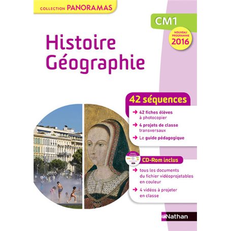 Panorama - Histoire Géographie - Fichier - CM1 + CD