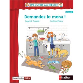 Lire et Jouer avec Mip et Lo - Pièce 2 Cycle 2 - Demandez le menu !