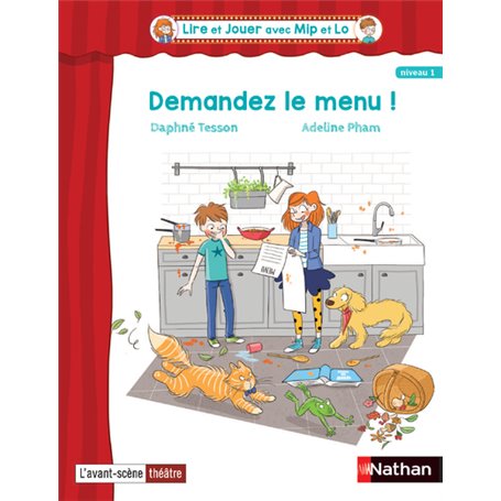 Lire et Jouer avec Mip et Lo - Pièce 2 Cycle 2 - Demandez le menu !