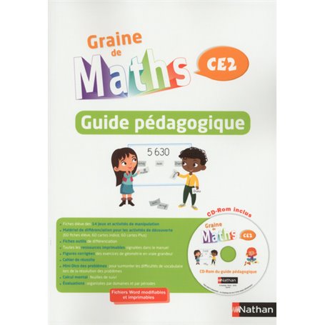 Graine de Maths - Guide pédagogique CE 2 + CD 2017