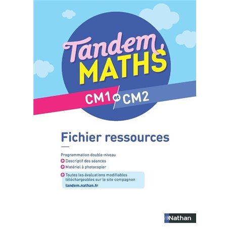 Tandem Maths CM1 et CM2 - Fichier ressources