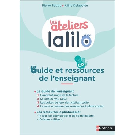 Les ateliers Lalilo - CP - Guide pédagogique + Ressources