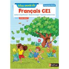 Mon année de Français CE1 - Fichier élève 1 - Nouvelle édition 2019