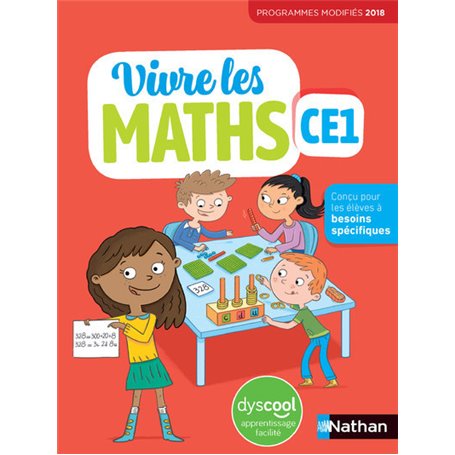 Vivre les maths - Fichier élève DYS CE1 - 2020