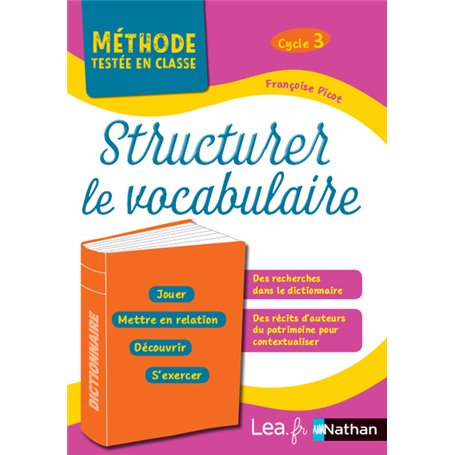 Structurer le vocabulaire - Cycle 3