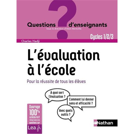 L'évaluation à l'école - Cycles 1/2/3