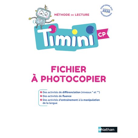 Timini - Fichier à photocopier - Différentiation et manipulation CP