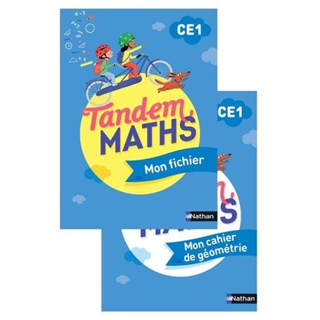 Tandem - Maths CE1 - Fichier de l'élève + Cahier géométrie