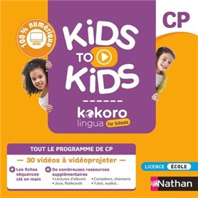 Kids to kids CP - carte d'activation licence école