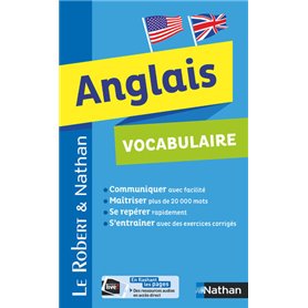Le Robert & Nathan Vocabulaire de l'Anglais