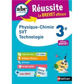 ABC Réussite Physique-Chimie Svt tecnologie 3e - Brevet 2023