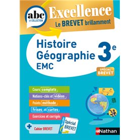 ABC Excellence Histoire - Géographie - Enseignement Moral et Civique - 3e
