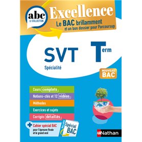 ABC BAC Excellence Sciences et Vie de la Terre Term