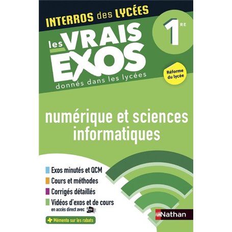 Interros des Lycées Numérique et Sciences Informatiques 1re