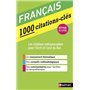 1000 citations-clés - Français