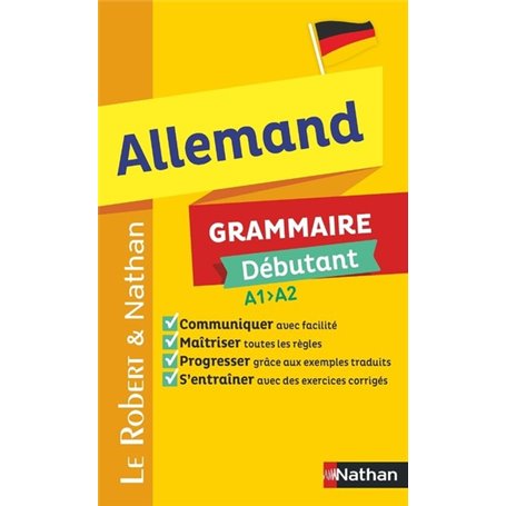 Le Robert et Nathan - Allemand - Grammaire Débutant A1-A2