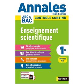 Annales ABC du BAC 2024 - Enseignement Scientifique 1re - Corrigé