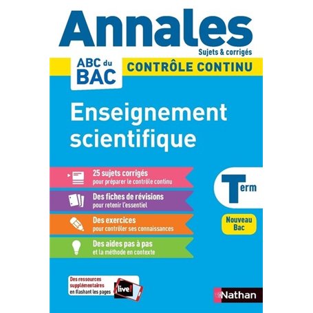 Annales Bac 2024 - Enseignement Scientifique Terminale - Corrigé