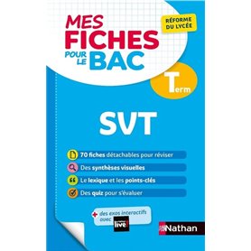 Mes Fiches pour le BAC - Sciences de la Vie et dela Terre - Terminale