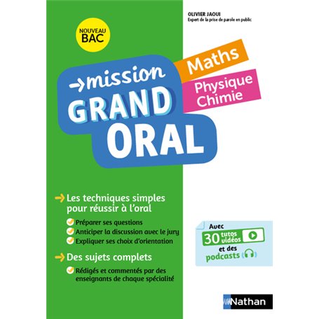 Mission Grand Oral - Maths - Physique Chimie