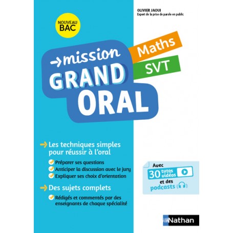 Mission Grand Oral - Maths SVT