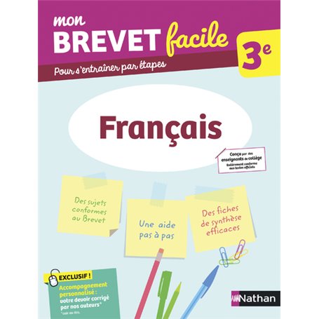 Mon Brevet facile - Français 3e