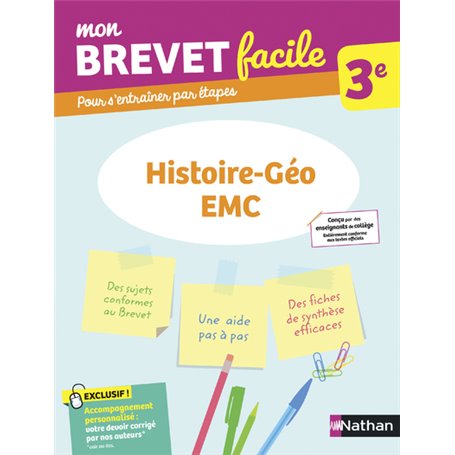 Mon Brevet facile - Histoire-Géo / EMC 3e