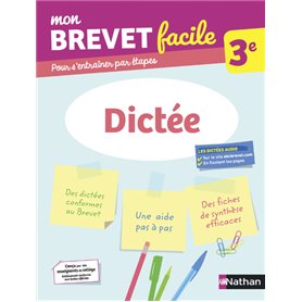 Mon Brevet facile - Dictée 3e