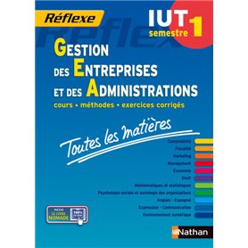 Toutes les matières IUT Gestion des entreprises et des administrations - Semestre 1 Réflexe IUT