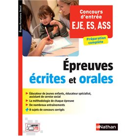 Concours d'entrée EJE - ES - ASS Epreuves écrites et orales (EFS)