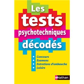 Les tests psychotechniques décodés - 2ème éditionTests psychotechniques Livre